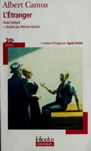 L' étranger (Paperback, French language, 2005, Folioplus Classiques)