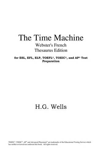 The time machine (EBook, 2005, ICON Classics)